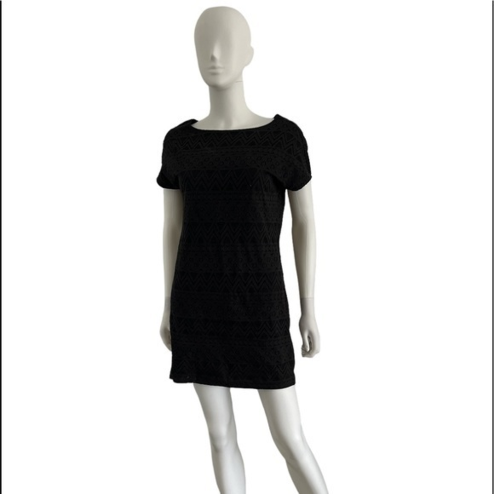 Armani exchange black dress with pockets‎